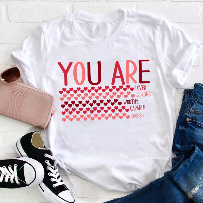 You Are Loved Teacher T-Shirt Sale-Teachersgram