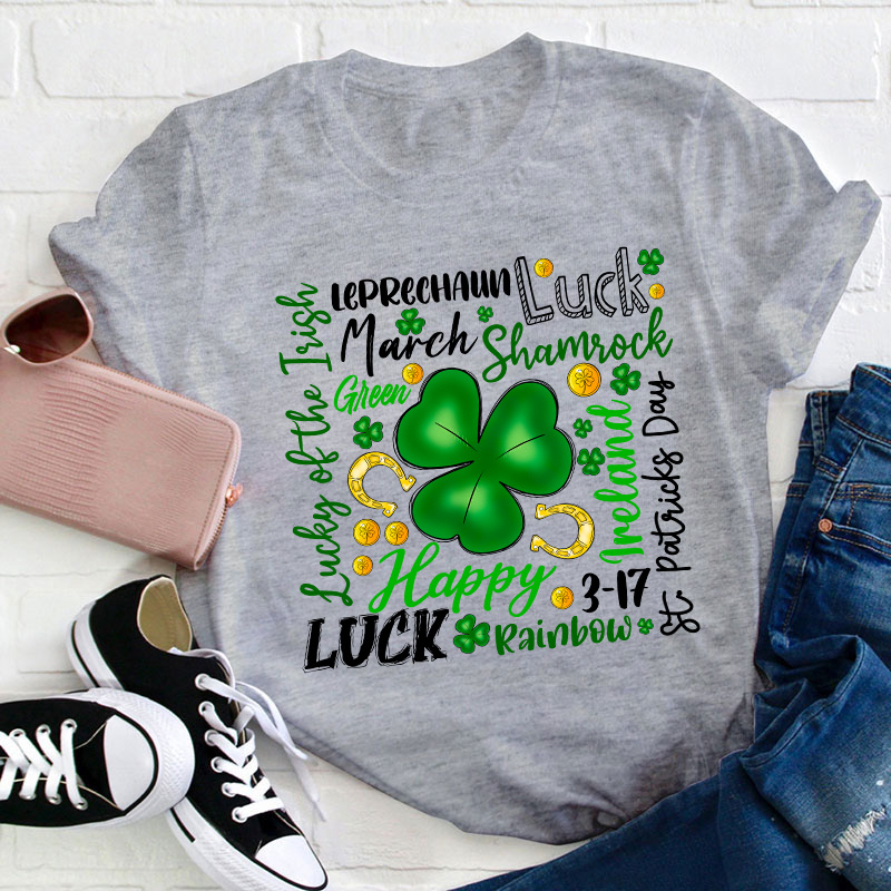 Happy St Patrick's Day Teacher T-Shirt