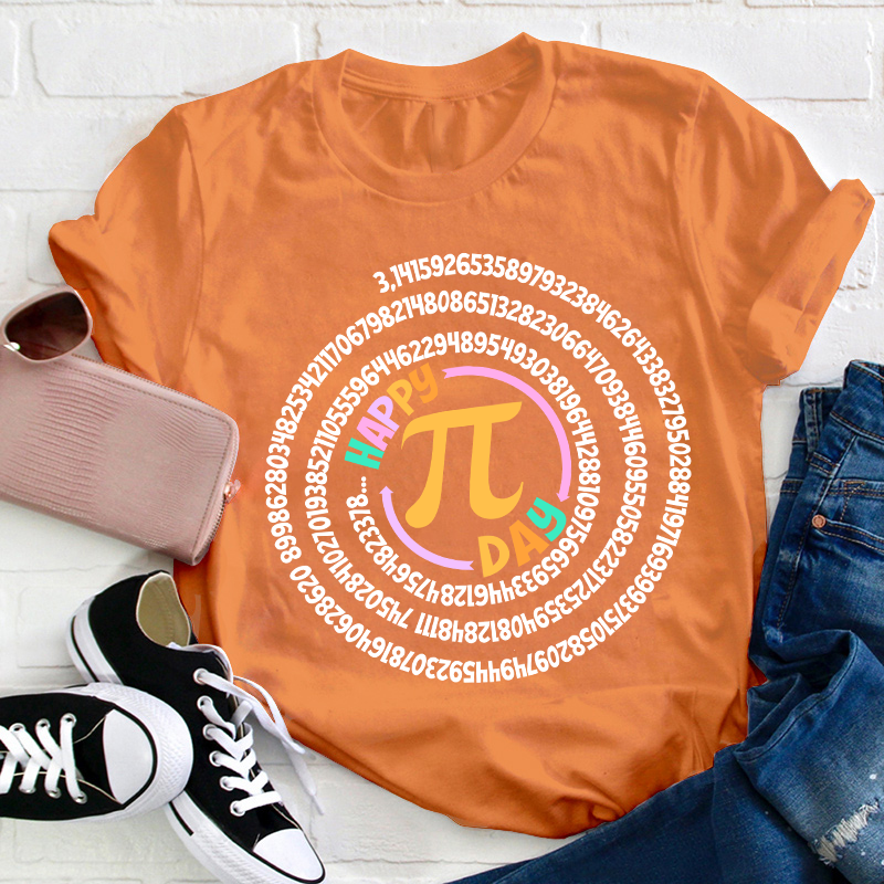 Happy Pi Day Teacher T-Shirt