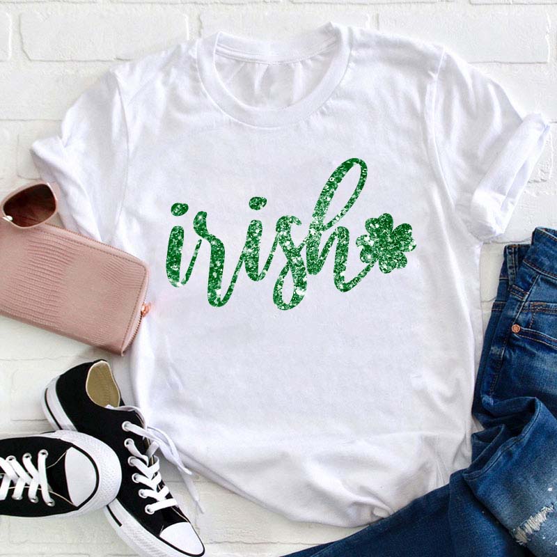 Lucky Irish Teacher T-Shirt Sale-Teachersgram