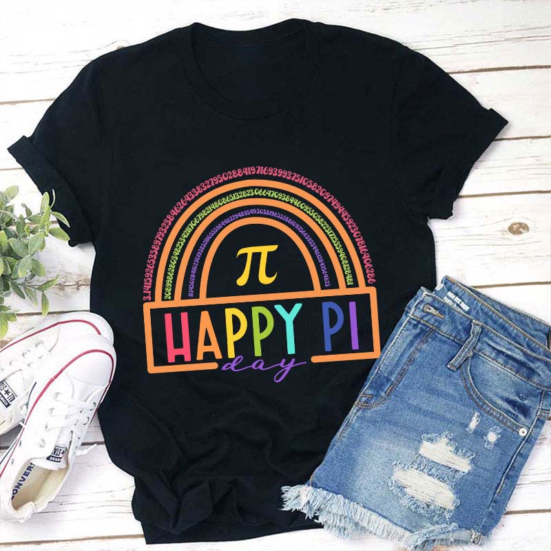 Happy Pi Day Teacher T-Shirt Sale-Teachersgram