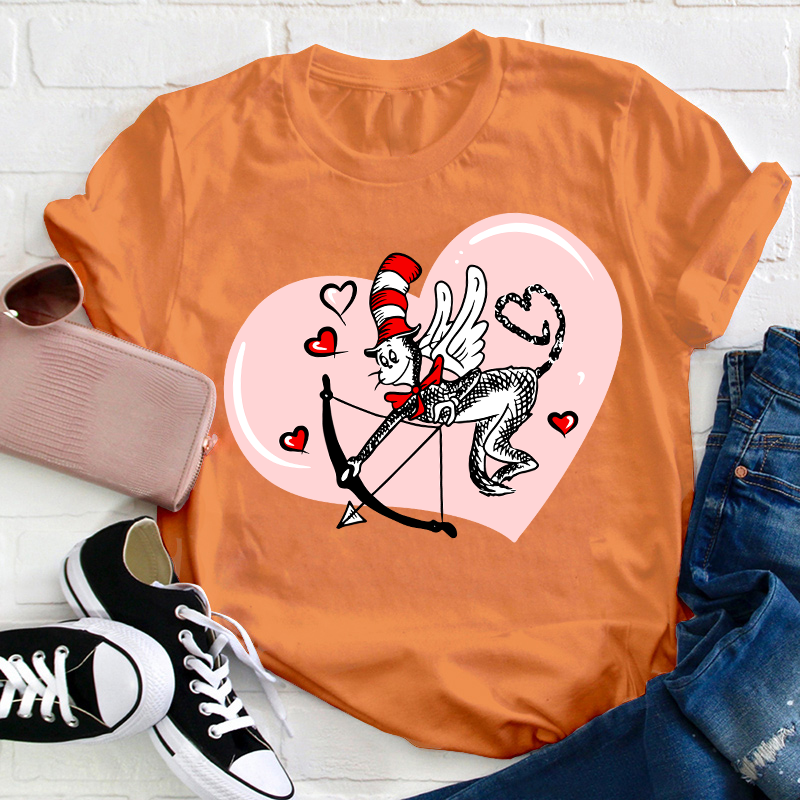 Arrow Of Love Teacher T-Shirt