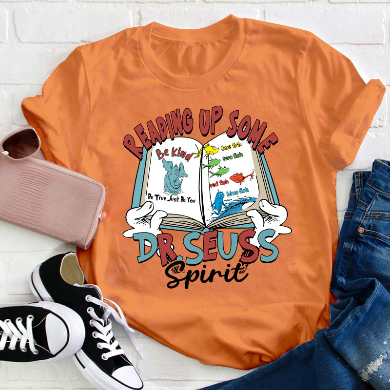 Reading Up Some Spirit Teacher T-Shirt