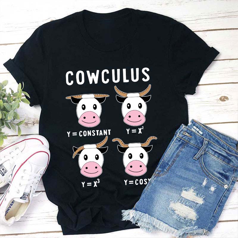 Cowculus Funny Math Teacher T-Shirt