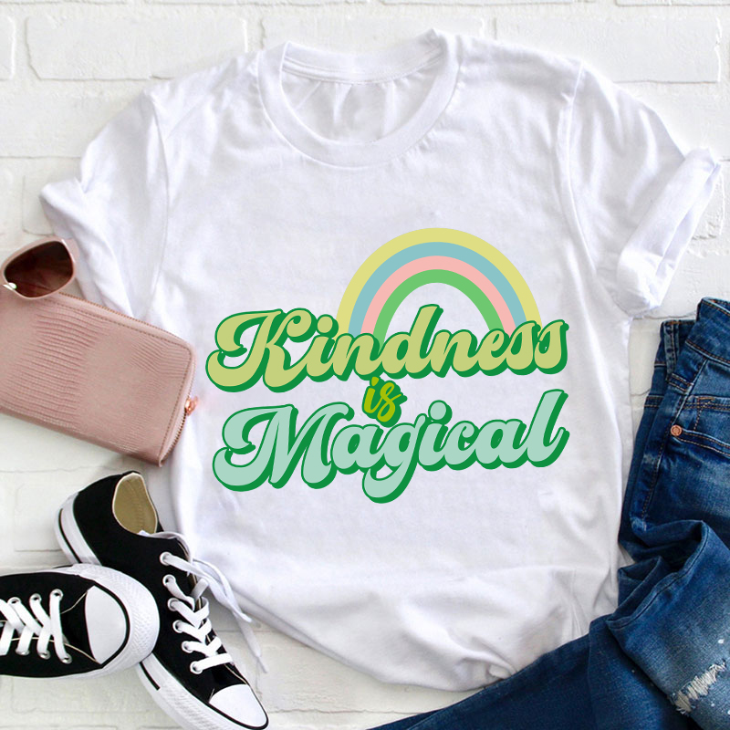 Kindness Is Magical Teacher T-Shirt Sale-Teachersgram