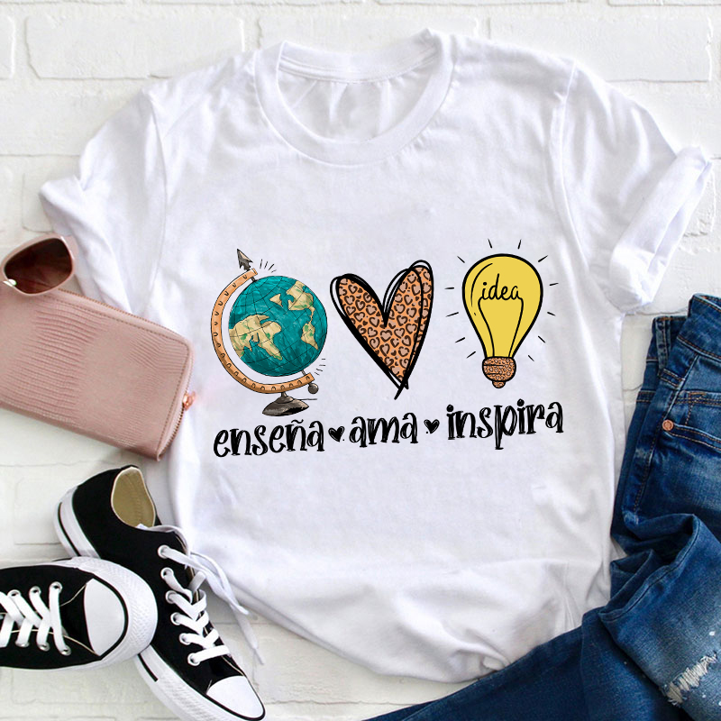 Español Bilingual Teacher T-Shirt Sale-Teachersgram