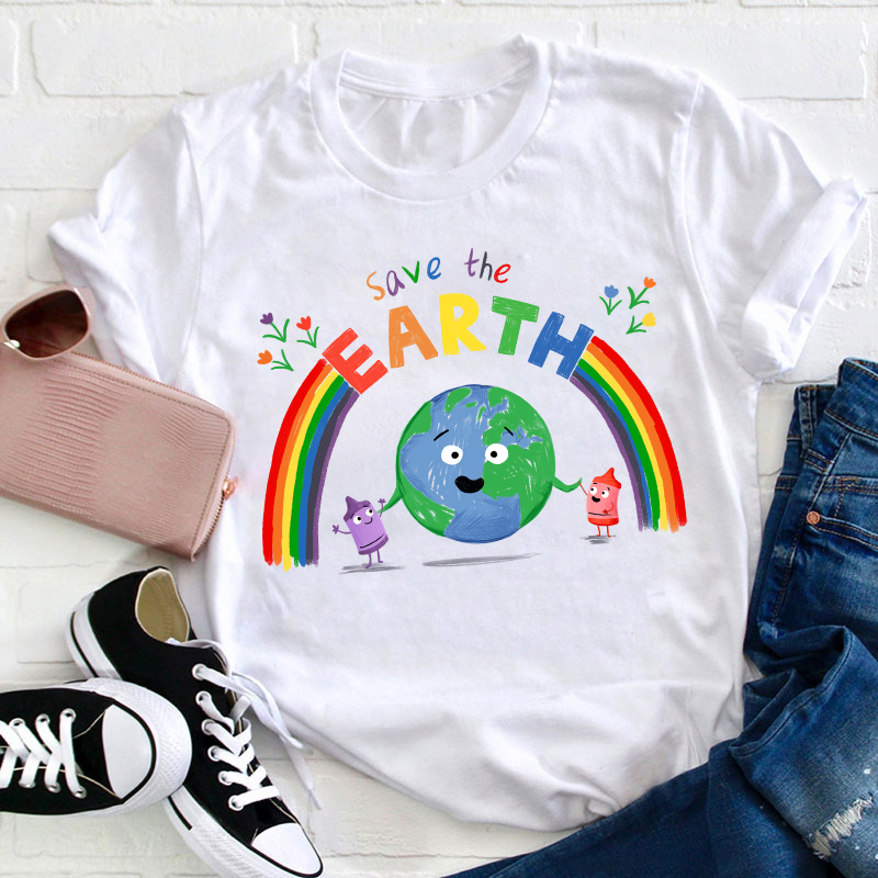 Save The Earth Teacher T-Shirt