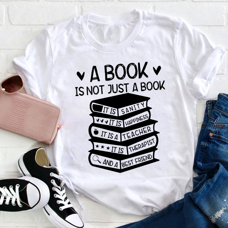 A Book Is Not Just A Book Teacher T-Shirt Sale-Teachersgram