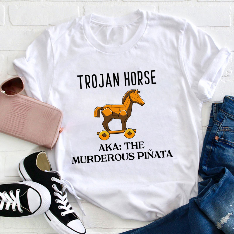 Trojan Horse History Teacher T-Shirt