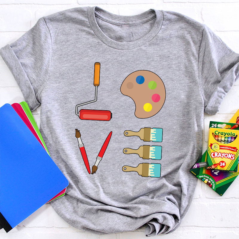 Love Art Teacher T-Shirt