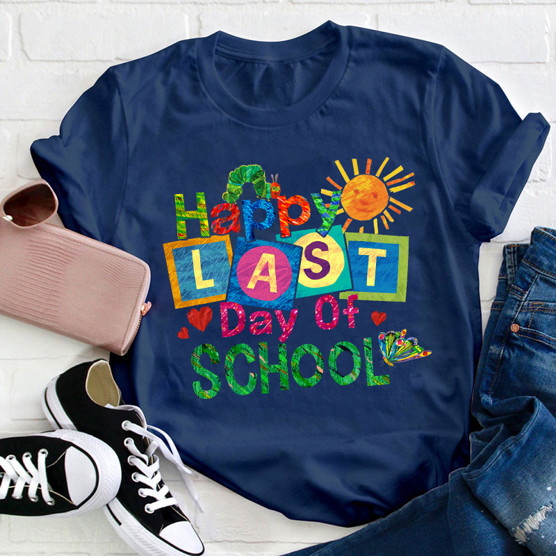 Summer Happy Last Day Of School Teacher T-Shirt