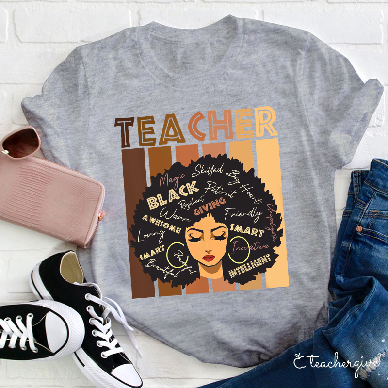 Awesome Black Teacher T-Shirt