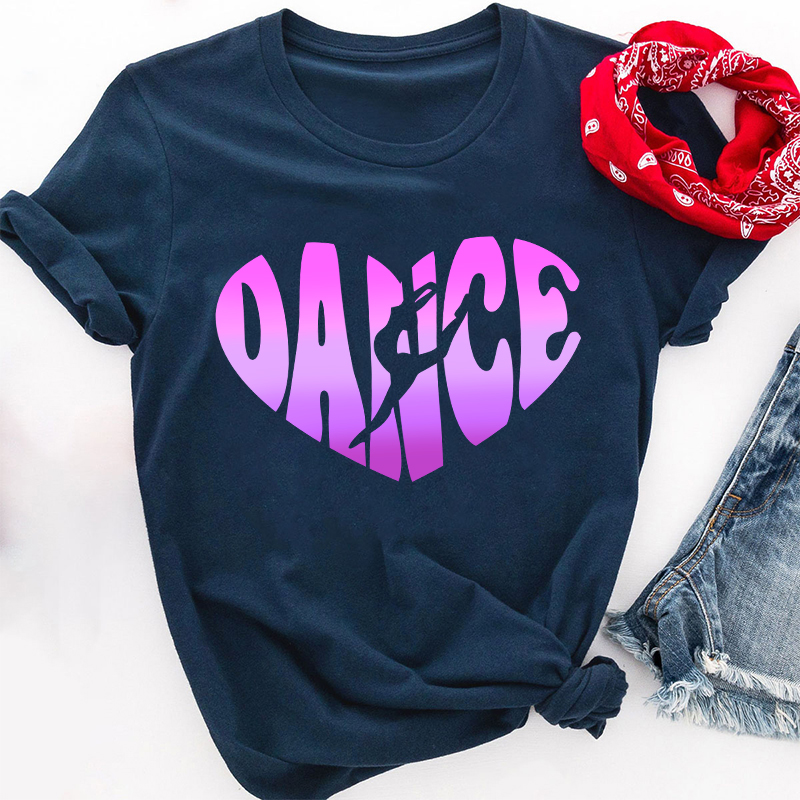 Purple Laser Dance Teacher T-Shirt
