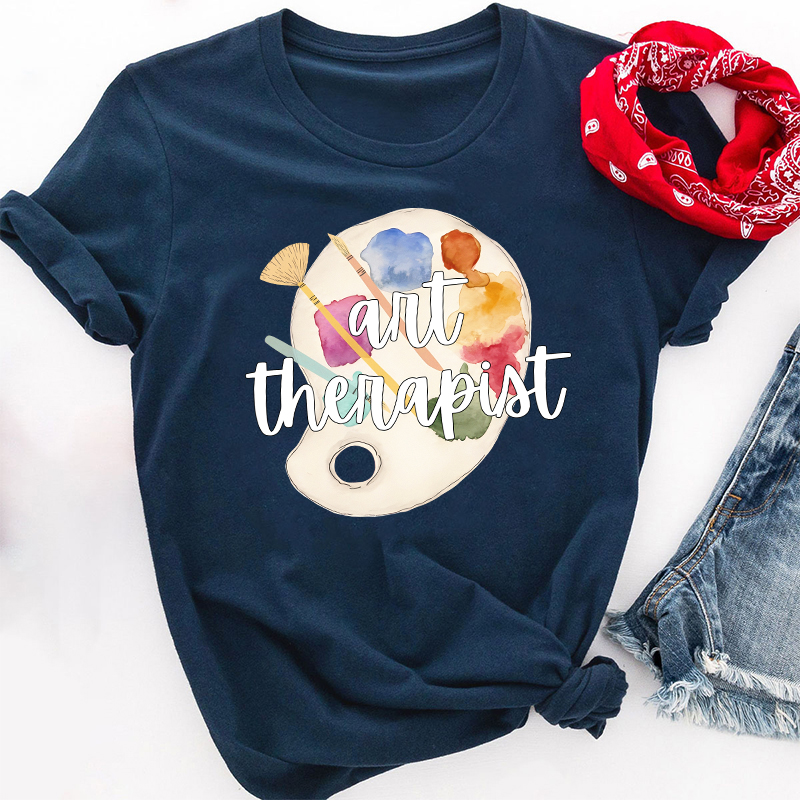 Art Therapiat Teacher T-Shirt