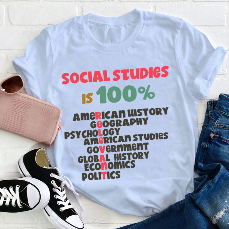 Social Studies Is Relevant Teacher T-Shirt