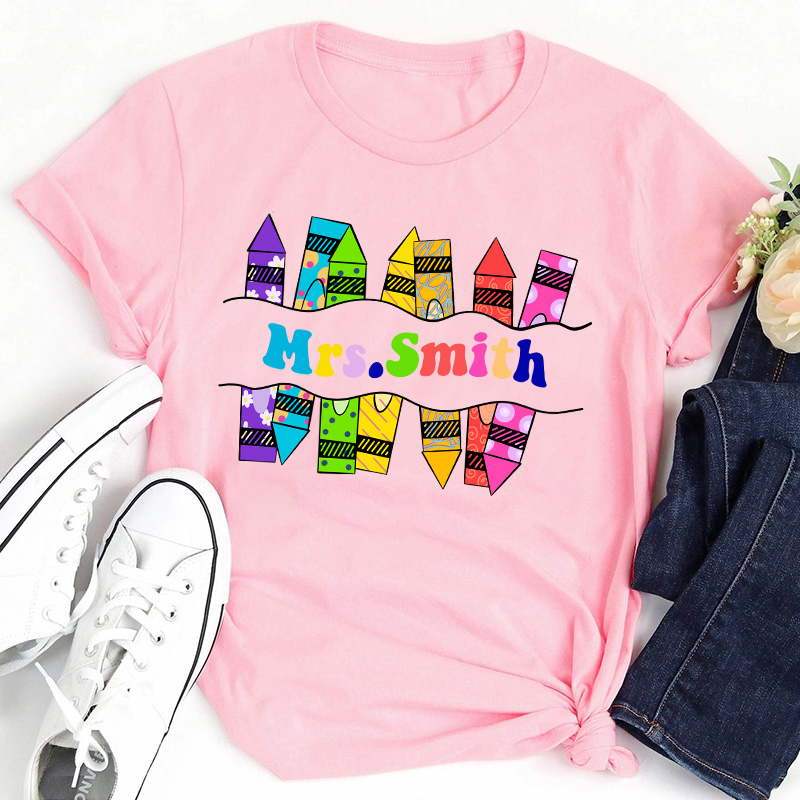 Personalized Teacher Name T-Shirt