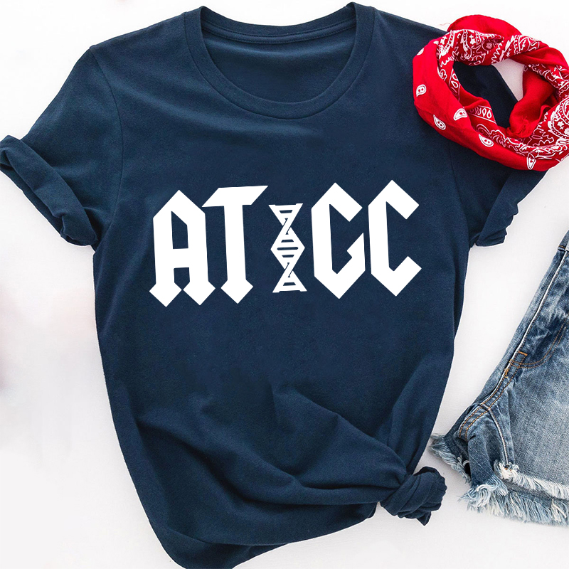 ATGC Molecular Biology Genetics Teacher T-Shirt
