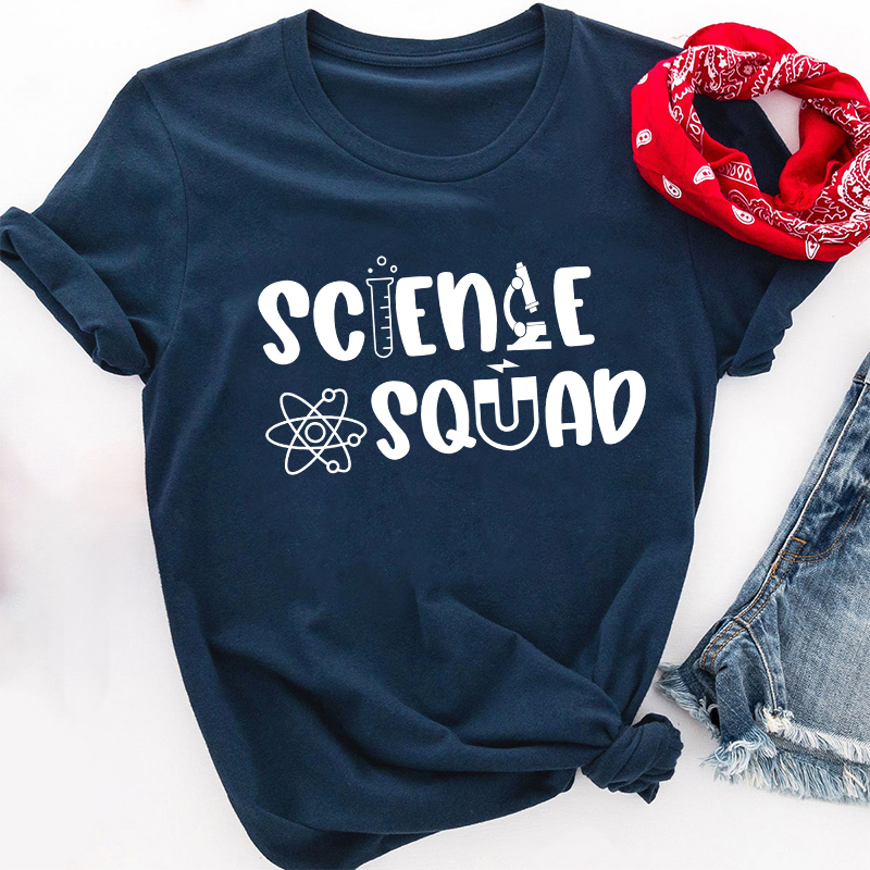 Funny Science Teacher Squad Teacher T-Shirt