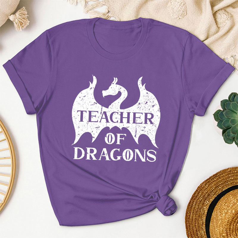 Teacher Of Dragons Teacher T-Shirt