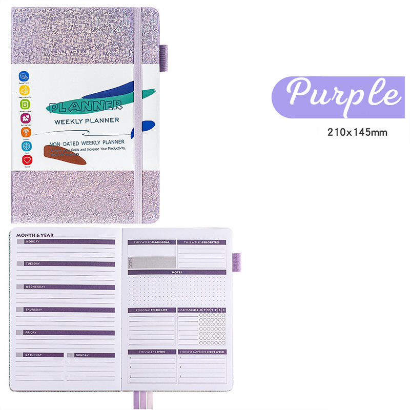 Weekly Planner Strap Notebook