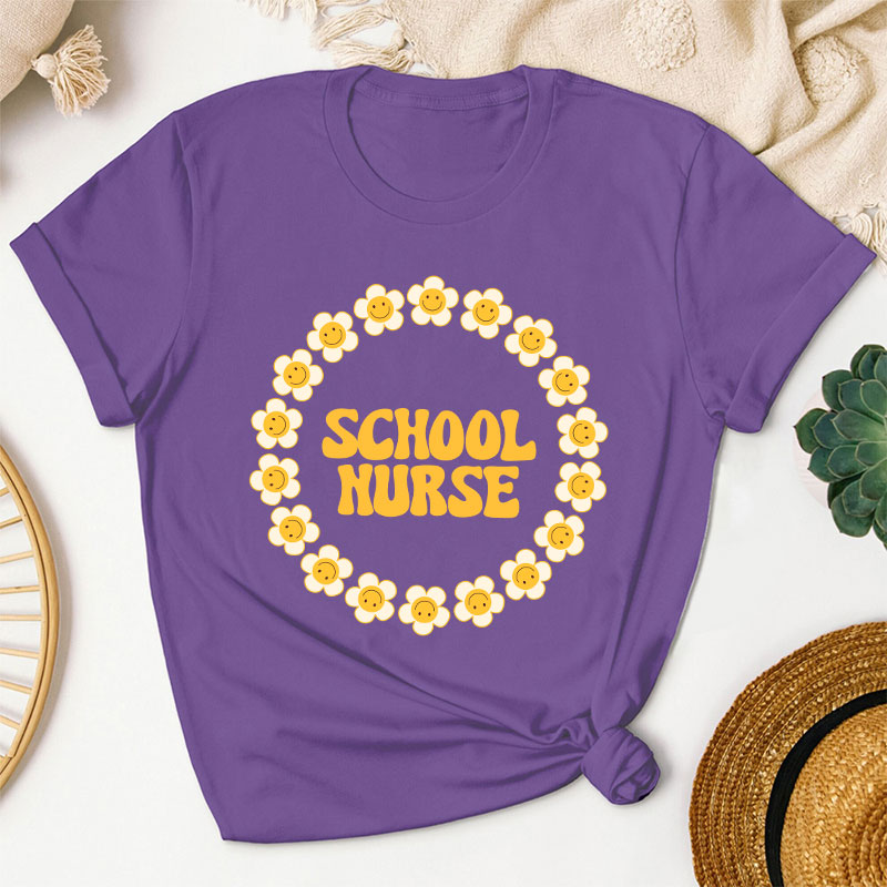Flowers School Nurse T-Shirt