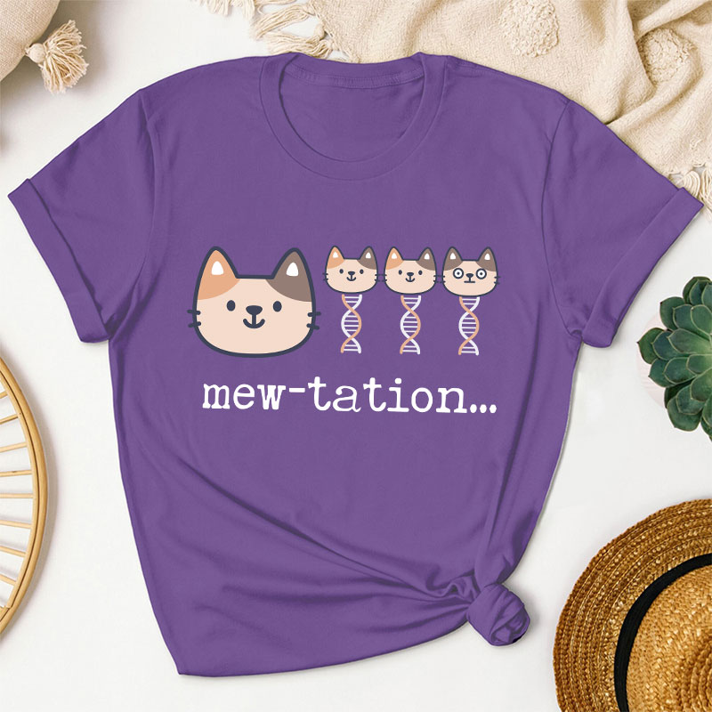 Cat DNA Biochemistry Teacher T-Shirt