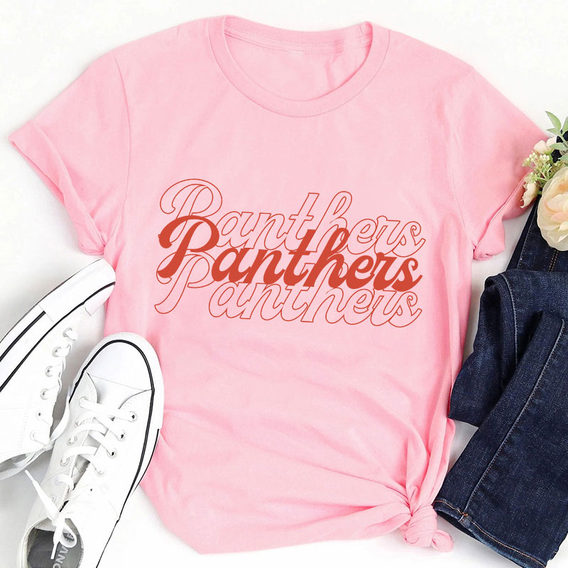 Personalized School Mascot Name Teacher T-Shirt