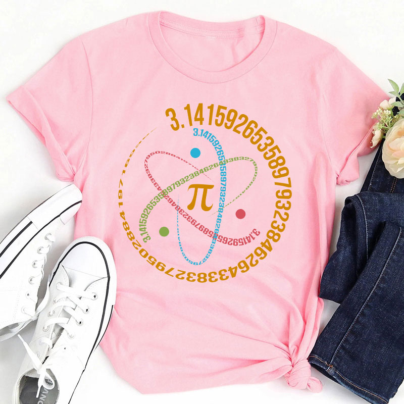 Pi Day Math Teacher Gift Teacher T-Shirt