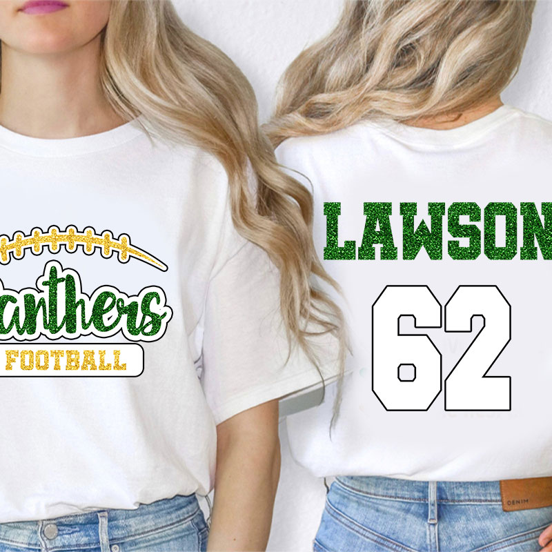 Personalized Mascot And Name Go Warriors Teacher Two Sided T-Shirt