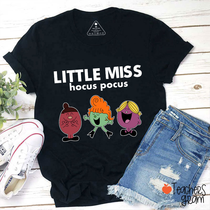 Little Miss Hocus Pocus Halloween T-Shirt Sale-Teachersgram
