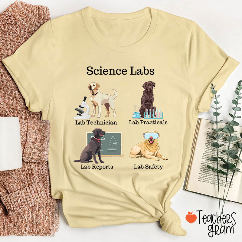 Labrador Retriever Science Lab Teacher T-Shirt