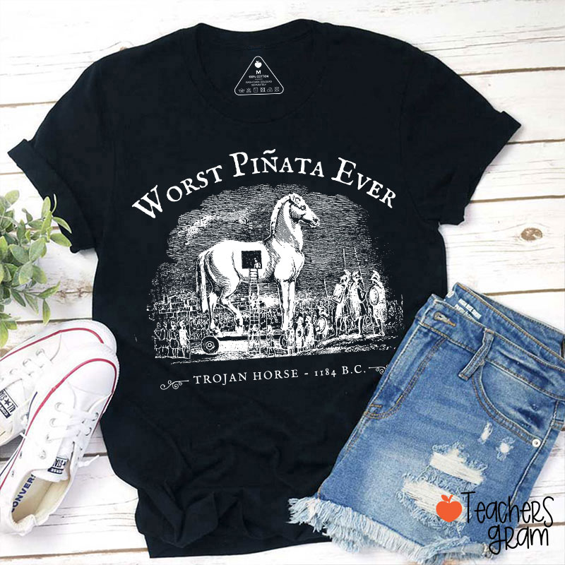 Worst Piñata Ever Teacher T-Shirt