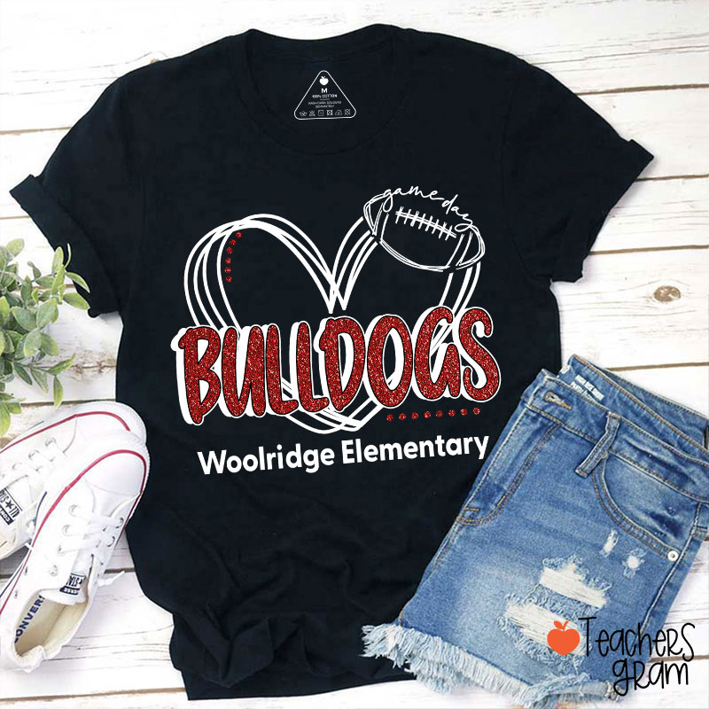 Personalized Mascot And Sport Game Day Teacher T-Shirt
