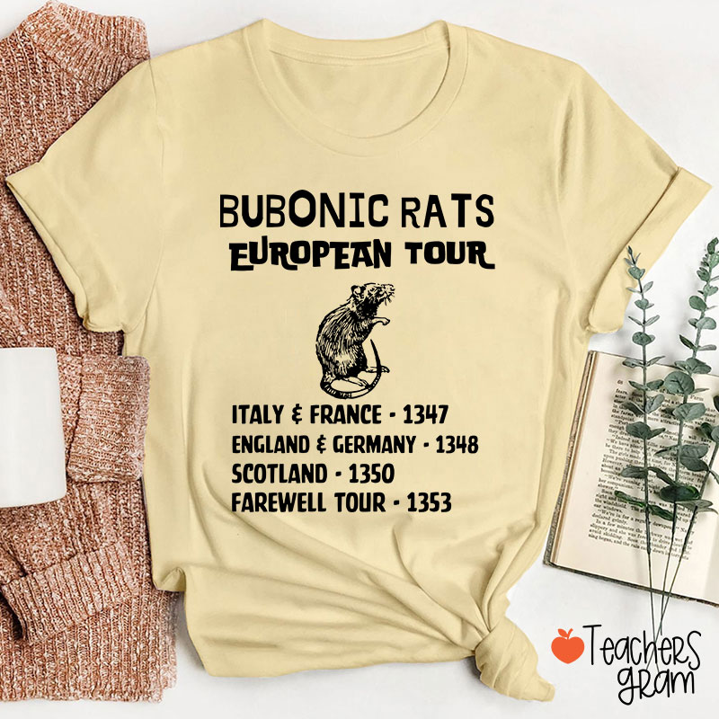 Bubonic Rats History Teacher T-Shirt