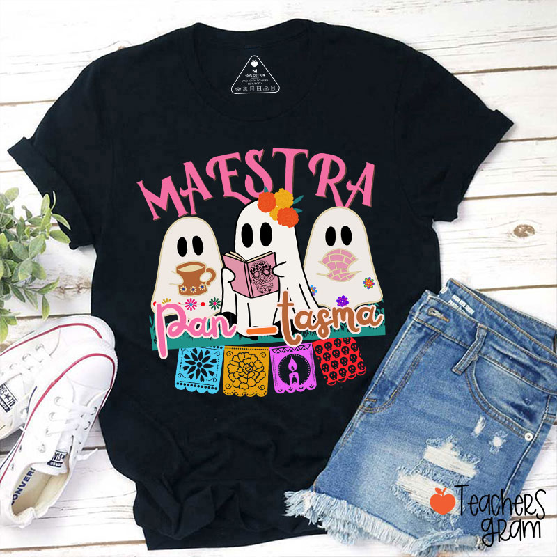 Cute Mexican Ghosts Spanish Teacher T-Shirt