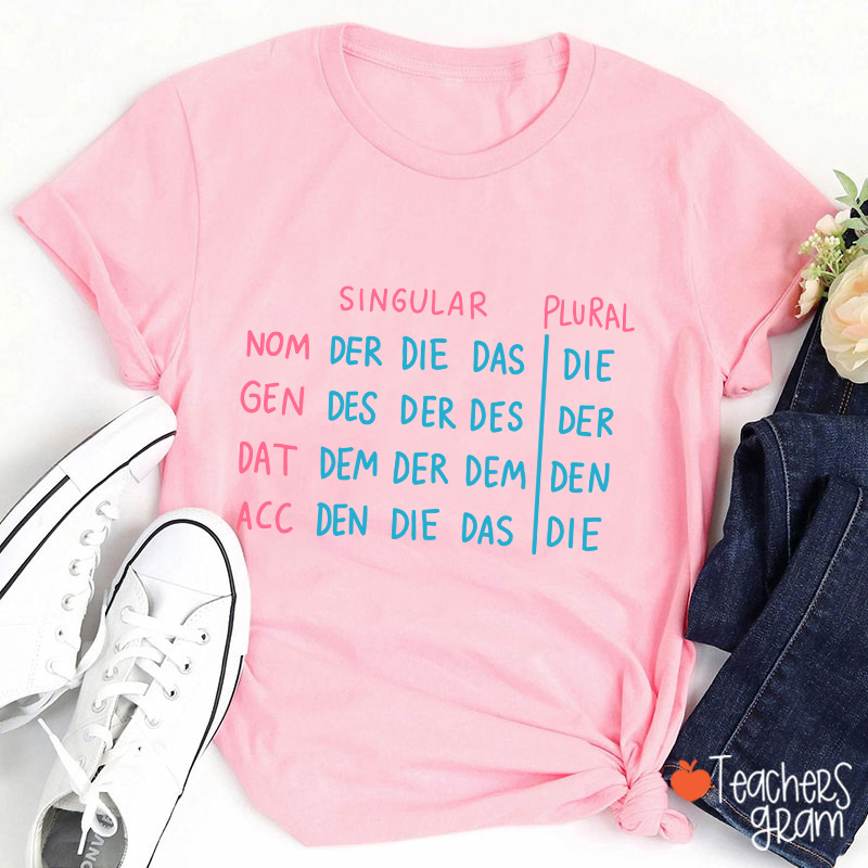 German Grammar German Teacher T-Shirt