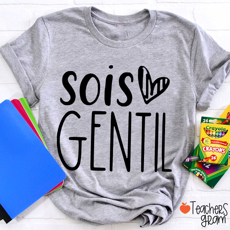 Sois Gentil French Teacher T-Shirt