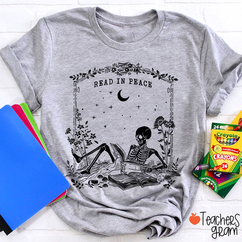 Read In Peace Ghost Teacher T-Shirt
