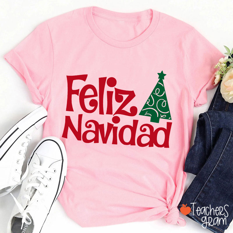 Feliz Navidad Spanish Teacher T-Shirt