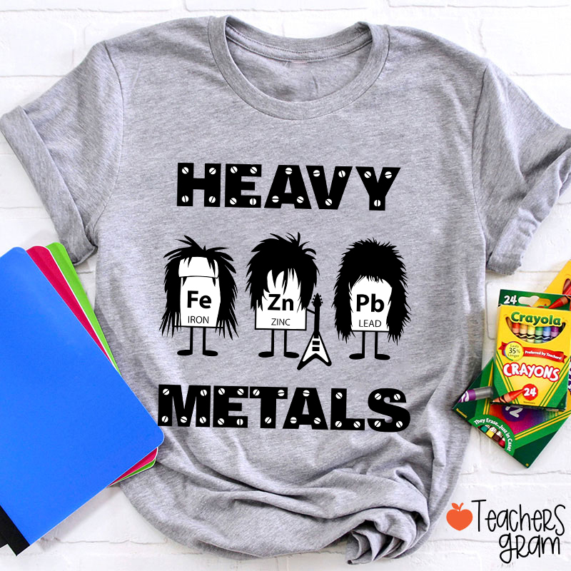 Funny Science Heavy Metals Teacher T-Shirt