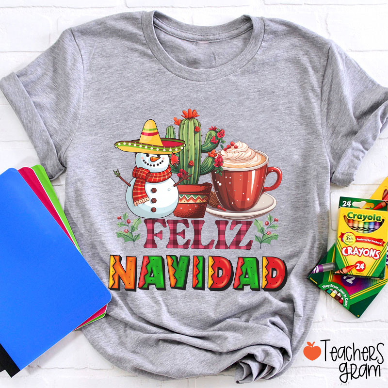 Feliz Navidad Spanish Teacher T-Shirt