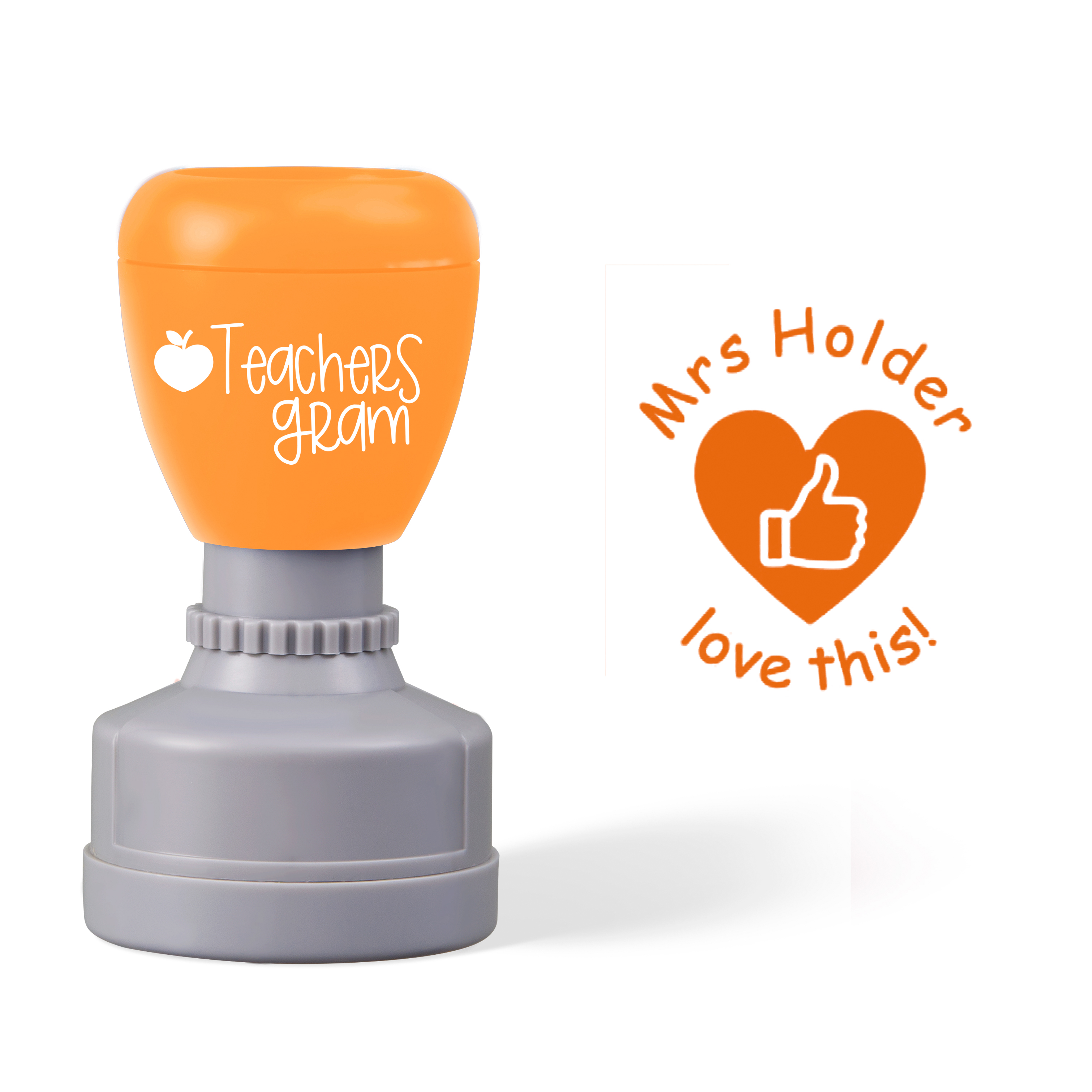 Personalized Name Love This Teacher Stamp