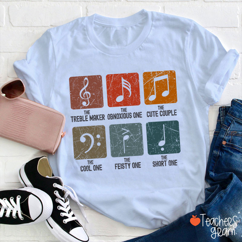 The Treble Maker The Obnoxious One Funny Music Teacher T-Shirt