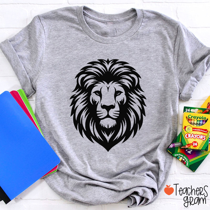 Personalized Mascot Silhouette School Spirit Teacher T-Shirt