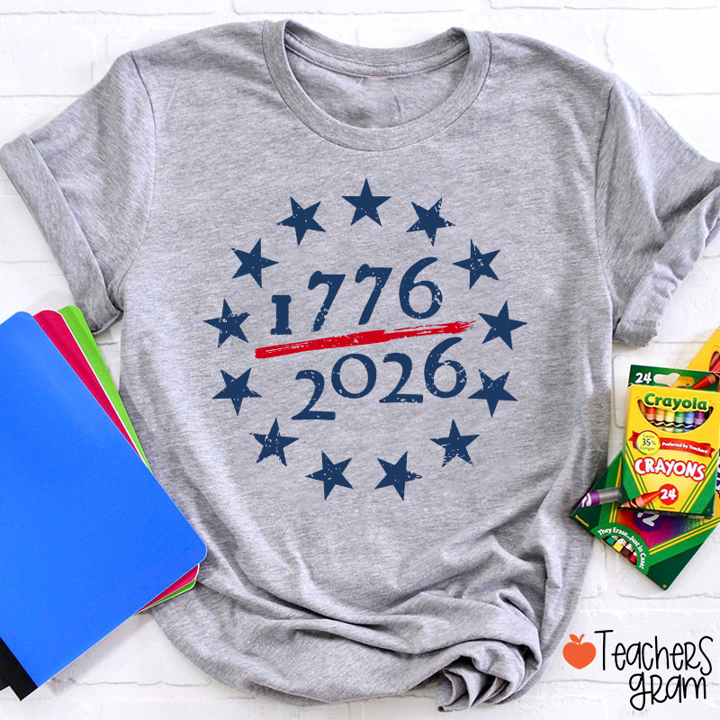 USA 250th Anniversary Teacher T-Shirt