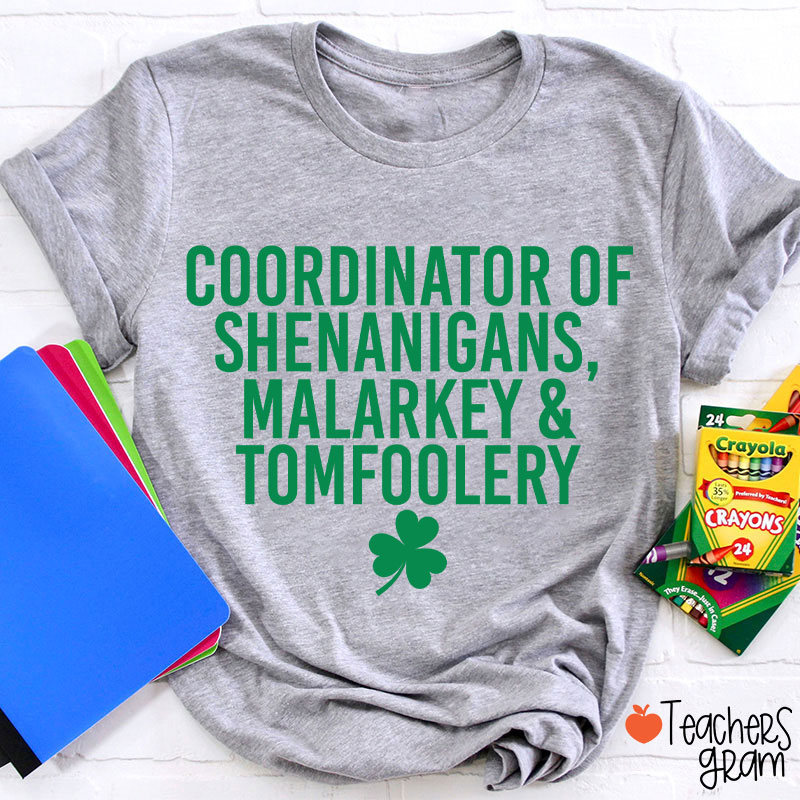 Coordinator Of Shenanigans Teacher T-Shirt