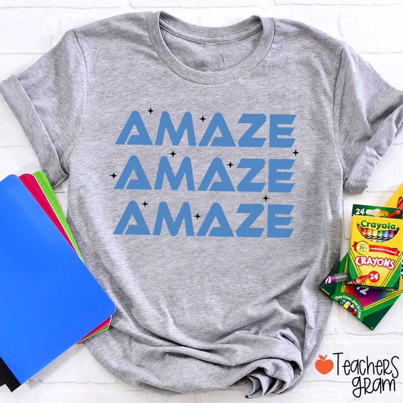 Amaze Amaze Amaze Sci-Fi Book Lover Teacher T-Shirt