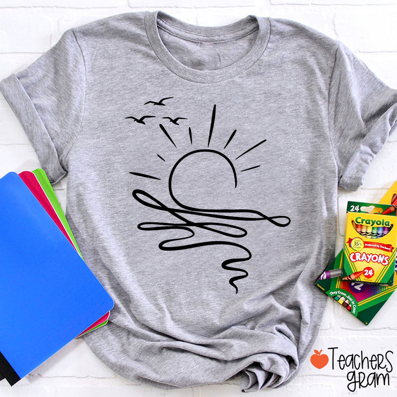 Comfort Colors Sun Ocean Teacher T-Shirt