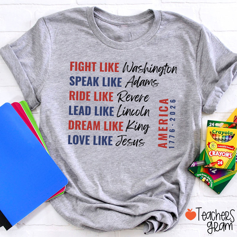 Fight Like Washington Teacher T-Shirt