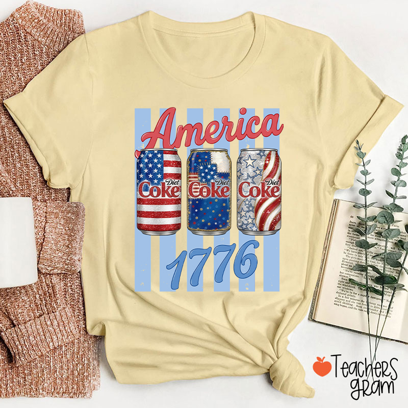 America 1776 Coke Teacher T-Shirt